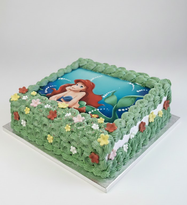 Ariel's Undersea Square Cake