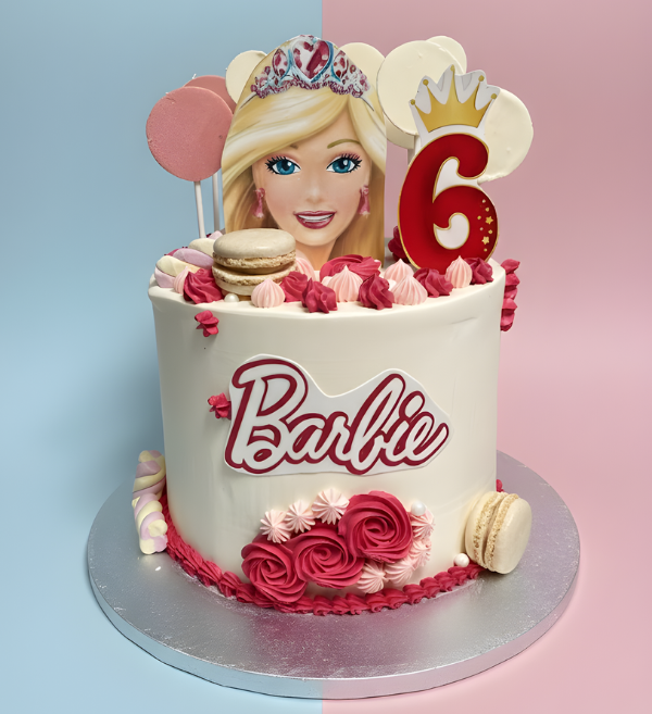 Glamour Icon Barbie Birthday Cake
