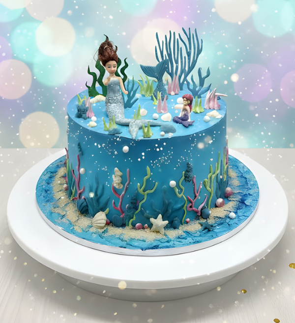 Magical Under the Sea Mermaid Cake