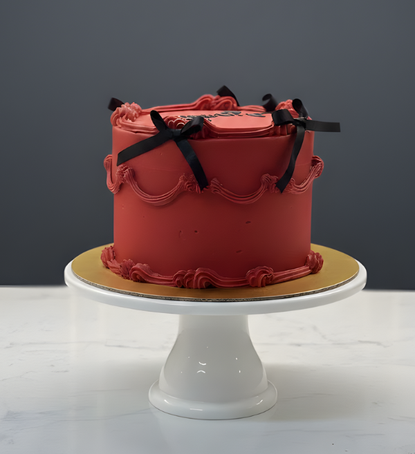 Vintage Ribbon & Bow Grace Cake