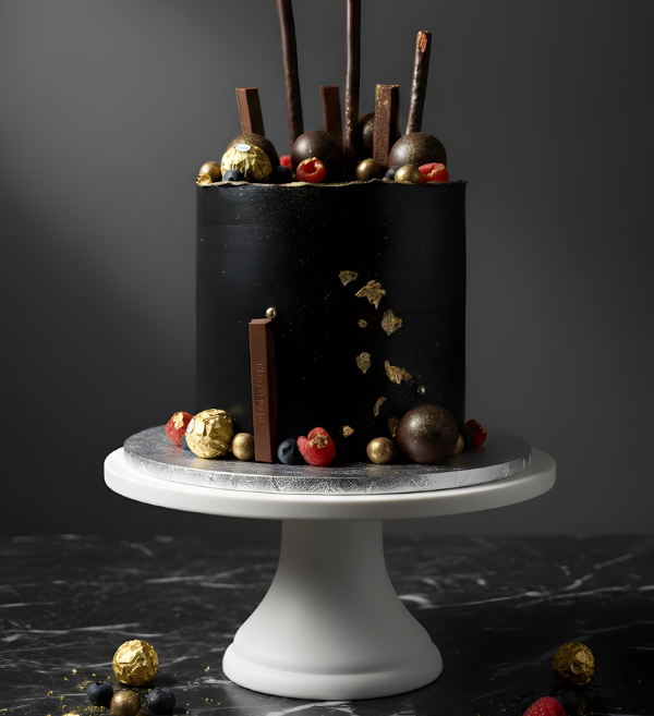 Midnight Gold Luxury Indulgence Cake (2)
