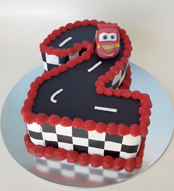 The "Two-Fast" Speedway Cake