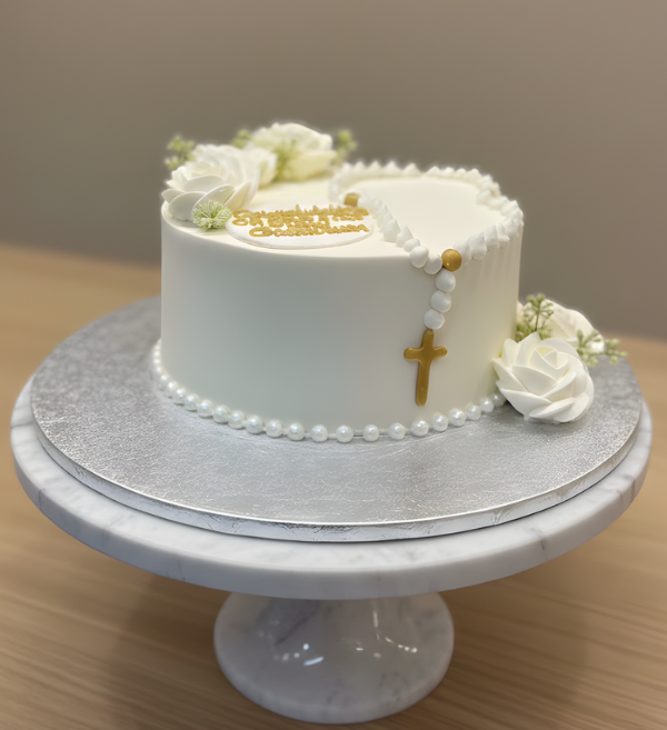 Floral Rosary Cake