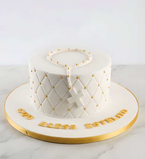 Sacred Grace Quilted Cake